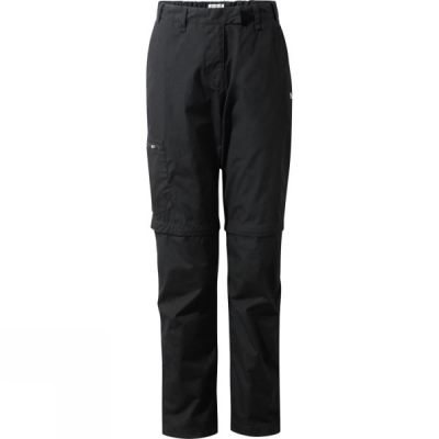 Pantalones Craghoppers Kiwi II Convertible Mujer - Negras - Chile IDG482791